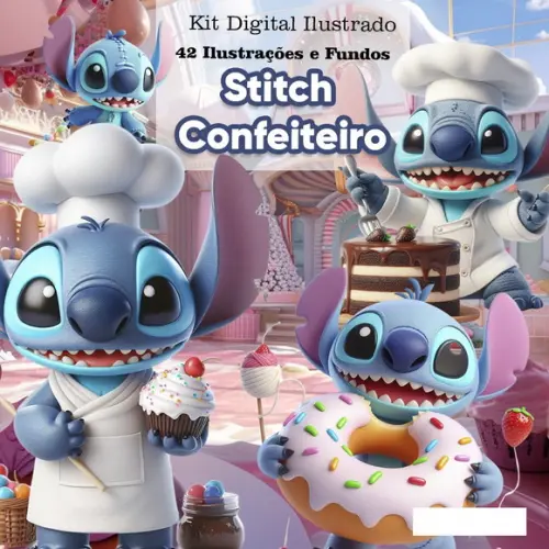 Kit Digital Stitch Confeiteiro