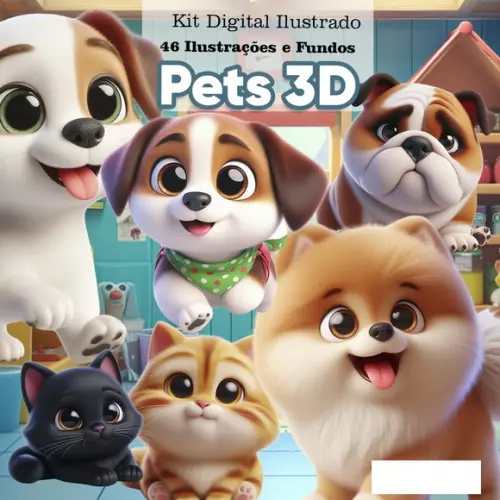 Kit Digital Pets 3d