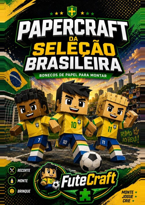 Arquivo de Corte Bonecos Seleção Brasileira (compre 1 Leve +5