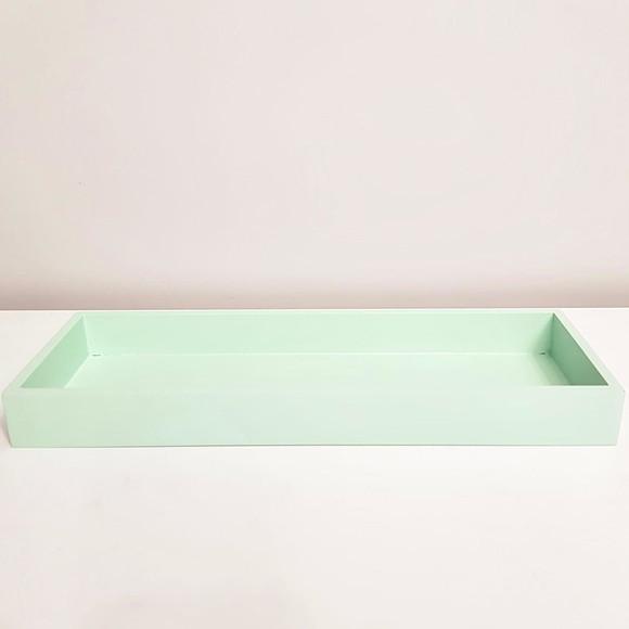 Bandeja 11x31cm Pp Verde Bebê