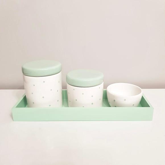 Bandeja 11x31cm Pp Verde Bebê