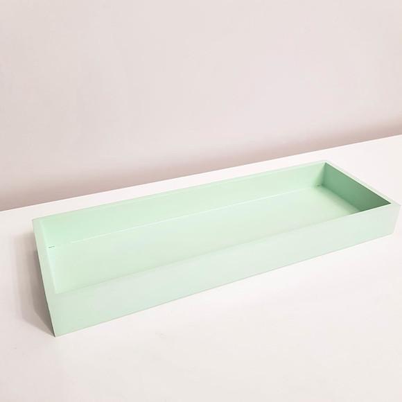 Bandeja 11x31cm Pp Verde Bebê