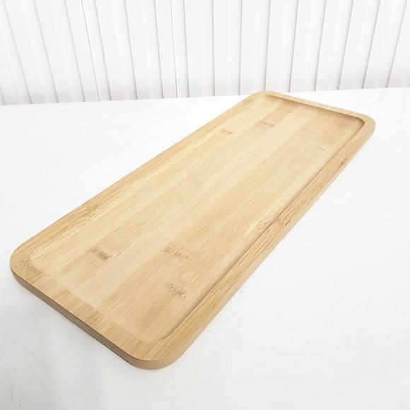 Bandeja 15x36cm Bambu para Kit Higiene Bebê