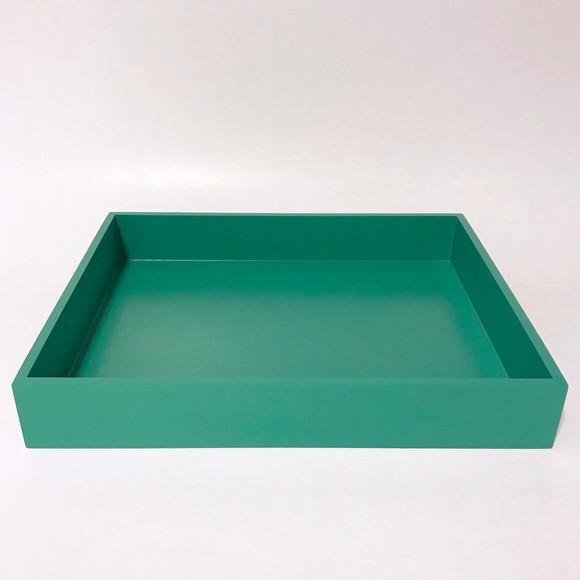 Bandeja 23x29cm Verde para Kit Higiene Bebê