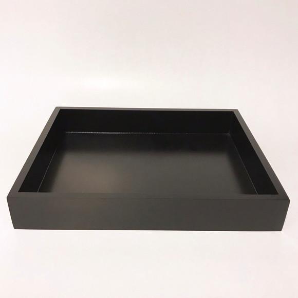 Bandeja 23x29cm Preta para Kit Higiene Bebê