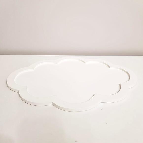 Bandeja 30x40cm Nuvem Branca para Kit Higiene Bebê