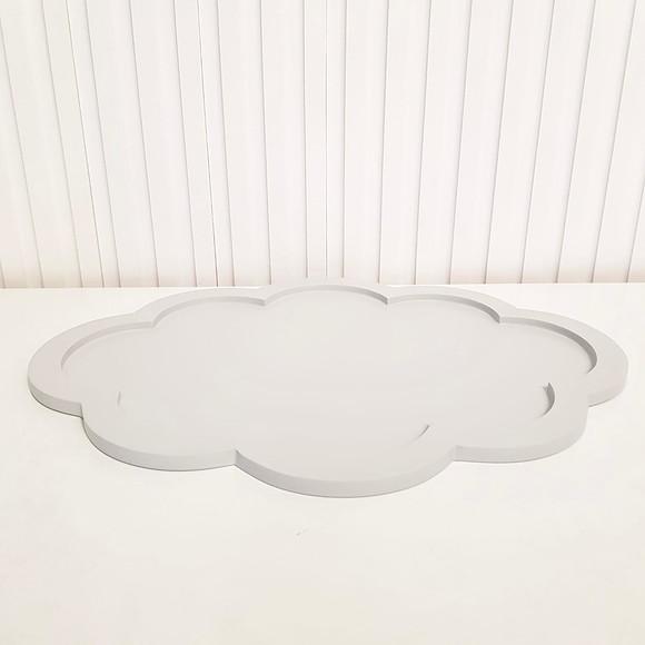 Bandeja 30x40cm Nuvem Cinza para Kit Higiene Bebê
