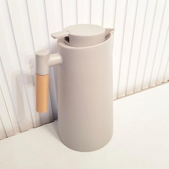 Garrafa Térmica 1l Escandinávia Cinza p/ Kit Higiene