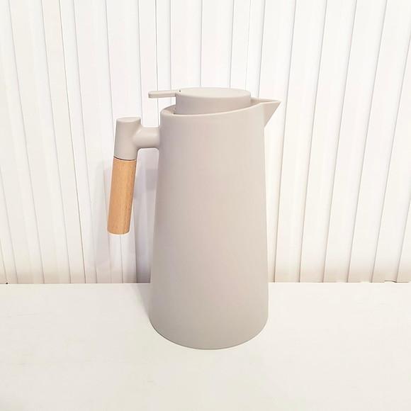 Garrafa Térmica 1l Escandinávia Cinza p/ Kit Higiene