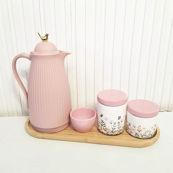 Garrafa Térmica 1l Mazar Rosa Milkshake