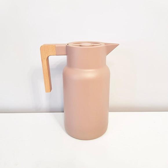 Garrafa Térmica 1l Organic Nude - Cabo em Fibra de Bambu