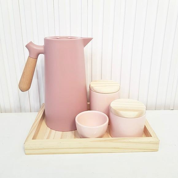Kit Higiene 22x32cm Rosé Pinus - Térmica Nórdica
