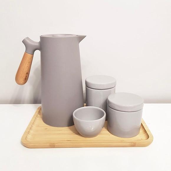 Kit Higiene 23x33cm Cinza - Térmica Nórdica