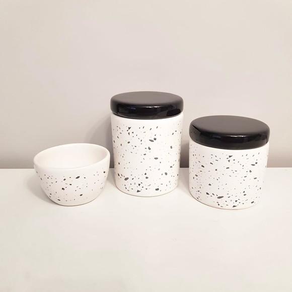 Kit Higiene 3 Pçs Granilite Preto