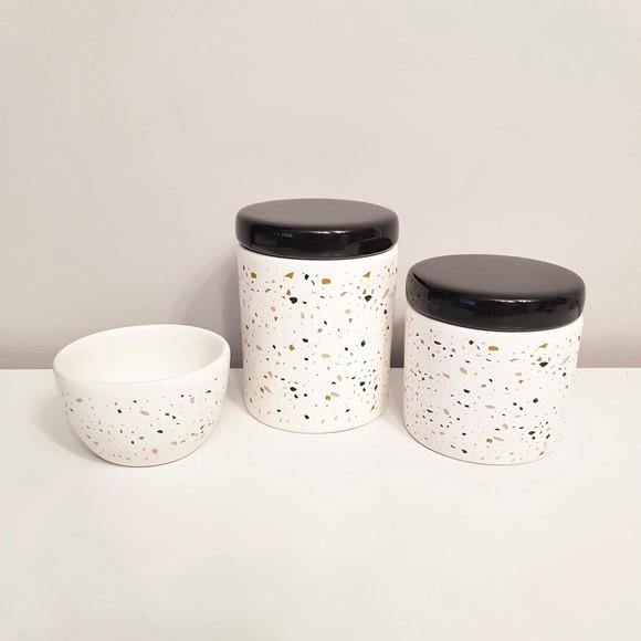 Kit Higiene 3 Pçs Granilite Preto