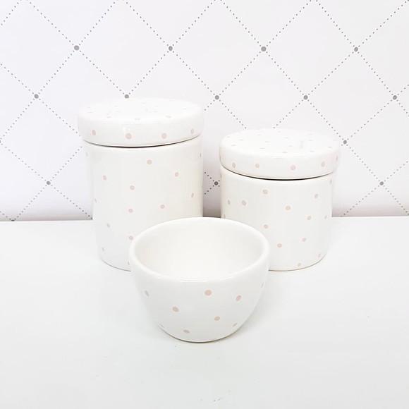 Kit Higiene 3 Peças Poás Rosé