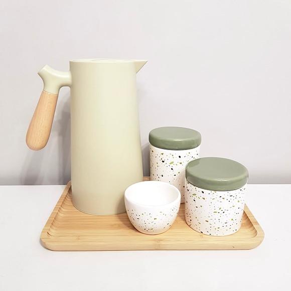 Kit Higiene Bebê 23x33 Granilite Verde Oliva - Térm. Nórdica