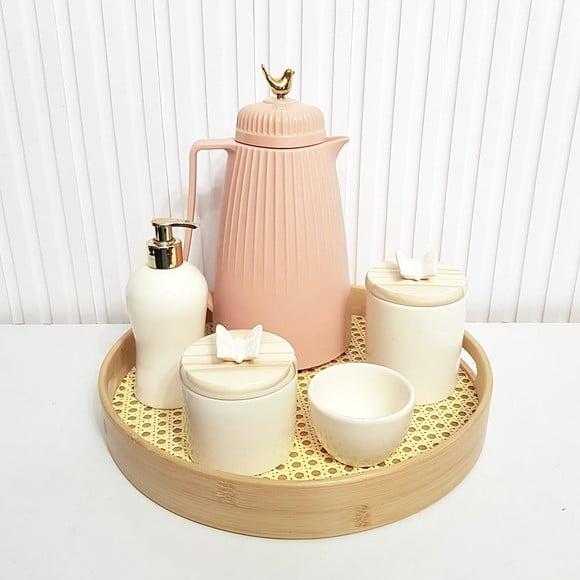 Kit Higiene Bebê Creme e Salmão Borboleta - Térmica Dove
