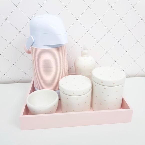 Kit Higiene Rosé e Branco Catarina Iii