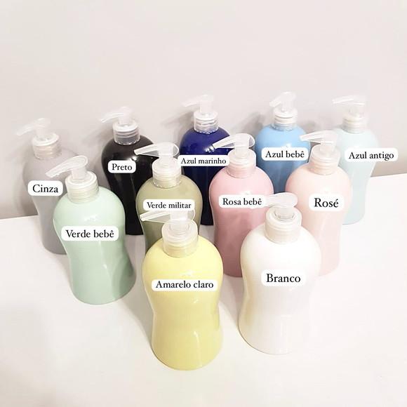Porta Álcool-gel / Sabonete Cerâmica Liso Várias Cores