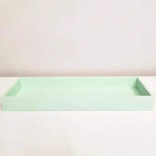 Bandeja 11x31cm Pp Verde Bebê