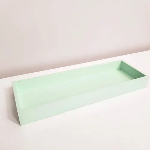Bandeja 11x31cm Pp Verde Bebê