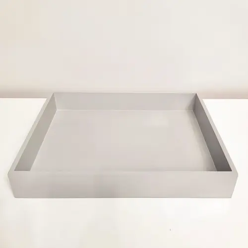 Bandeja 23x29cm Cinza para Kit Higiene Bebê