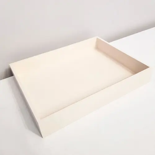 Bandeja 23x29cm Creme para Kit Higiene Bebê