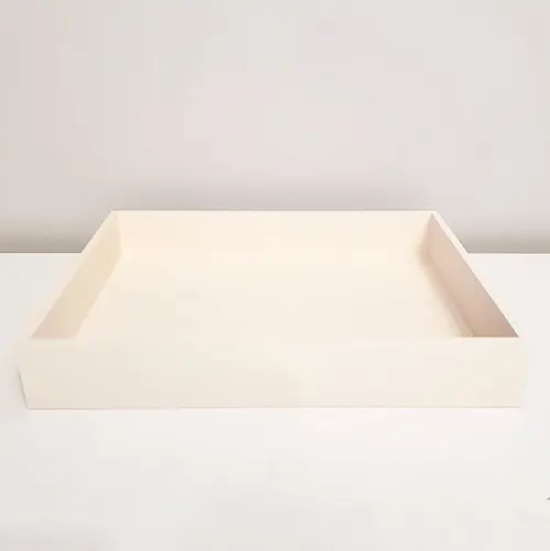 Bandeja 23x29cm Creme para Kit Higiene Bebê