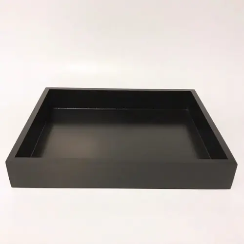 Bandeja 23x29cm Preta para Kit Higiene Bebê