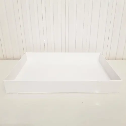 Bandeja 25x35cm Poliestireno Branca Kit Higiene Bebê