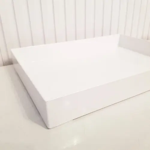 Bandeja 25x35cm Poliestireno Branca Kit Higiene Bebê