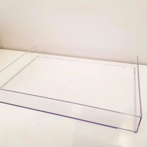 Bandeja 25x35cm Poliestireno Transparente