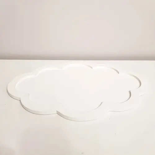 Bandeja 30x40cm Nuvem Branca para Kit Higiene Bebê