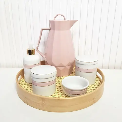 Garrafa Térmica 1l Anita Rosa para Kit Higiene