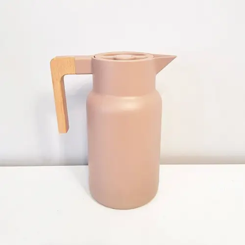 Garrafa Térmica 1l Organic Nude - Cabo em Fibra de Bambu