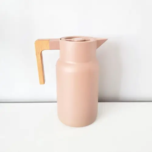Garrafa Térmica 1l Organic Nude - Cabo em Fibra de Bambu
