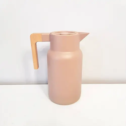 Garrafa Térmica 1l Organic Nude - Cabo em Fibra de Bambu