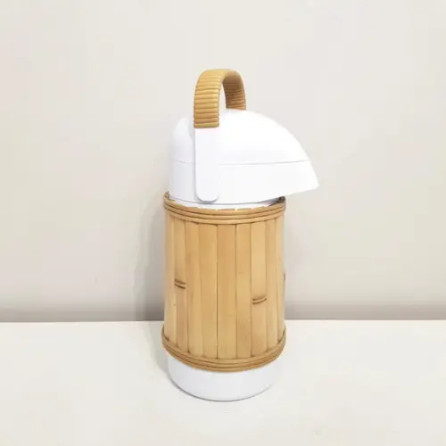 Garrafa Térmica 500ml Termolar com Capa de Bambu