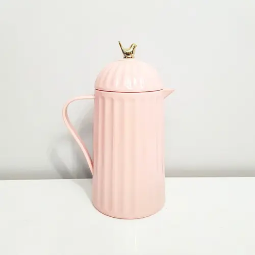 Garrafa Térmica 600ml Bird Rosa para Kit Higiene Bebê