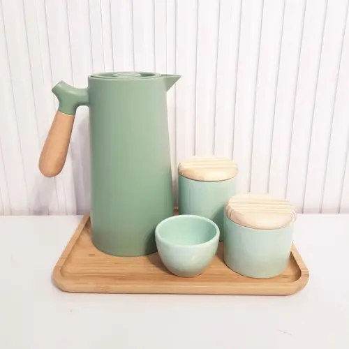 Kit Higiene 23x33cm Verde Bebê Pinus - Nórdica