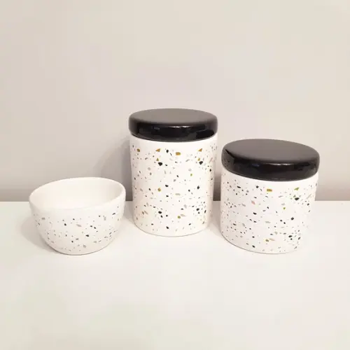 Kit Higiene 3 Pçs Granilite Preto
