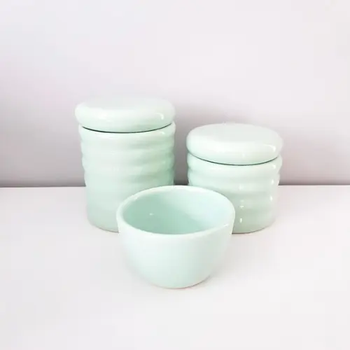Kit Higiene 3 Peças Ondulado Verde Bebê