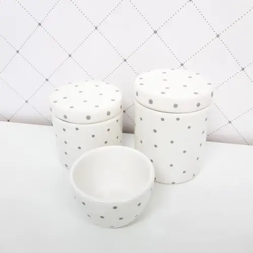 Kit Higiene 3 Peças Poás Cinzas