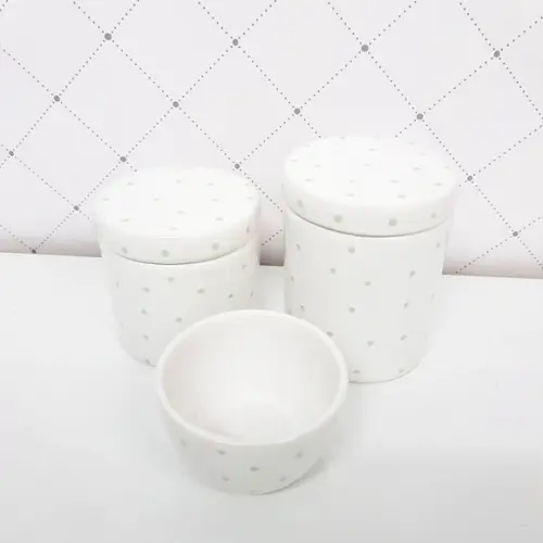 Kit Higiene 3 Peças Poás Verde Bebê