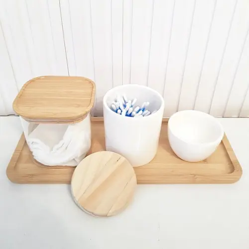 Kit Higiene Bebê 15x36cm Branco - Bellacotton