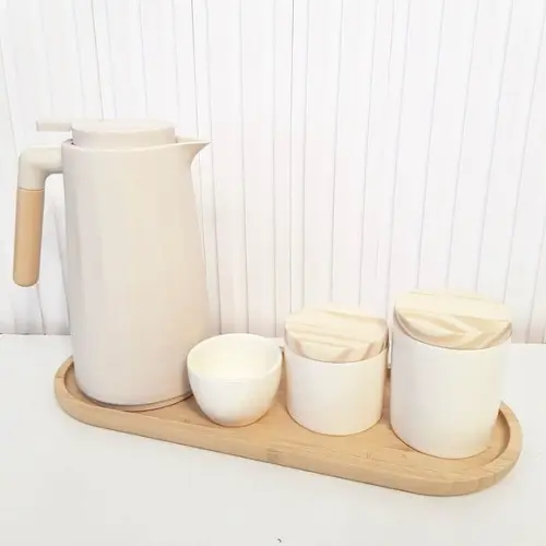 Kit Higiene Bebê 16x44cm Creme / Nude - Térmica Unique