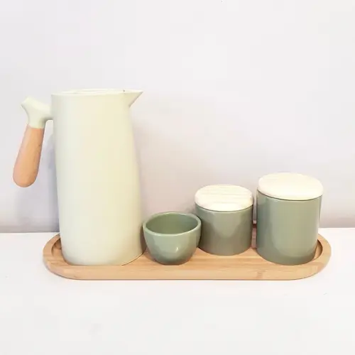 Kit Higiene Bebê 16x44cm Verde Militar / Oliva Térm. Nórdica