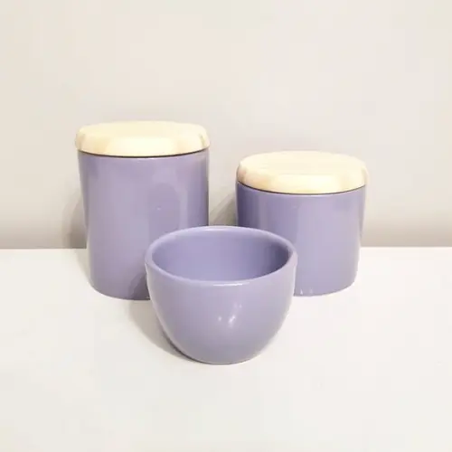 Kit Higiene Bebê 3 Peças Lilás Lavanda - Tampa Pinus