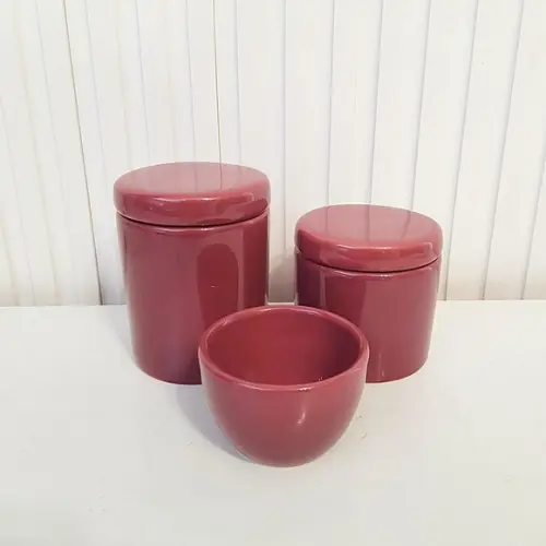 Kit Higiene Bebê 3 Peças Vinho Bordô